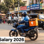 Swiggy delivery partner riding bike showing salary 2026 guide
